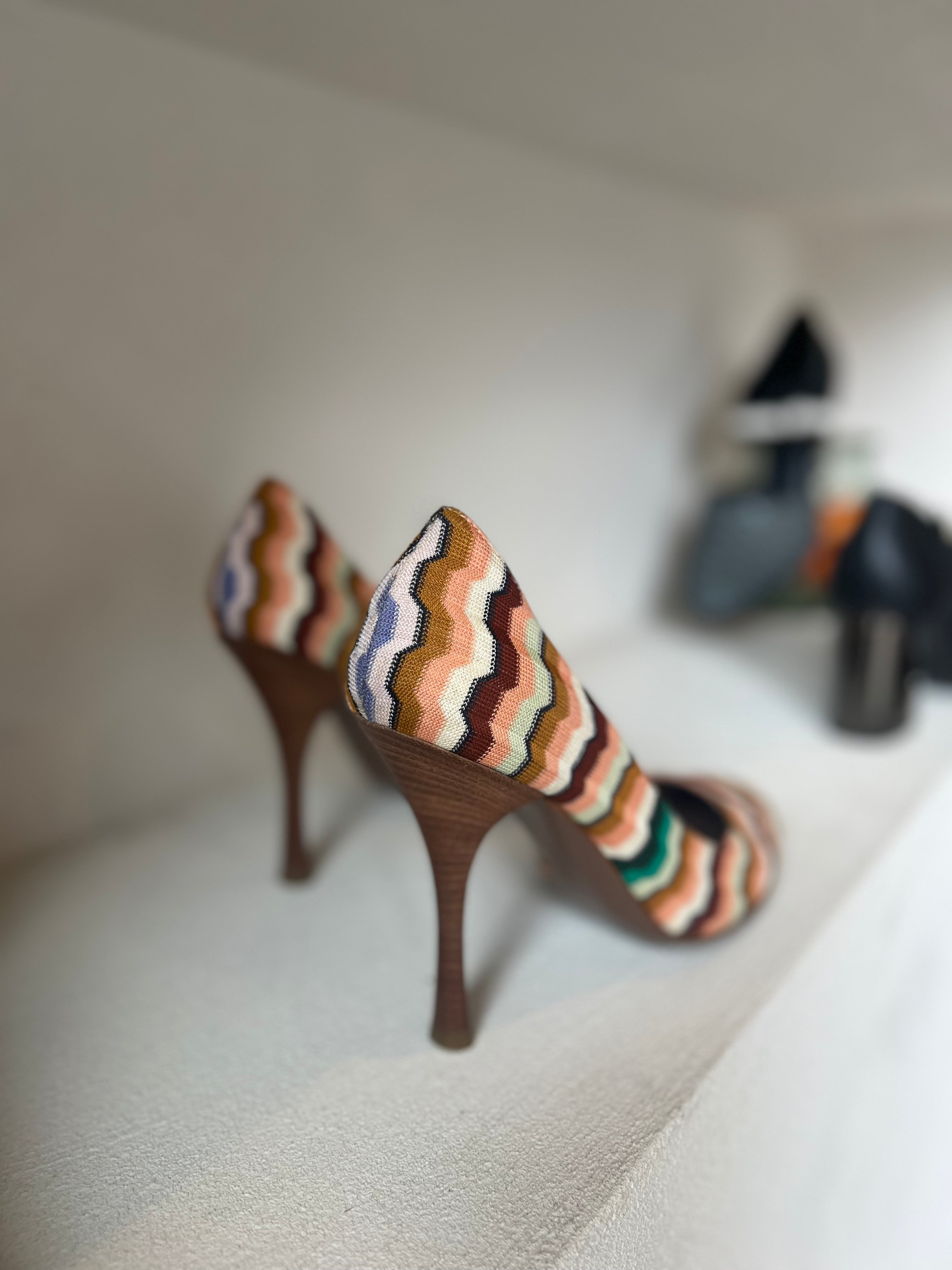 Missoni high shops heels